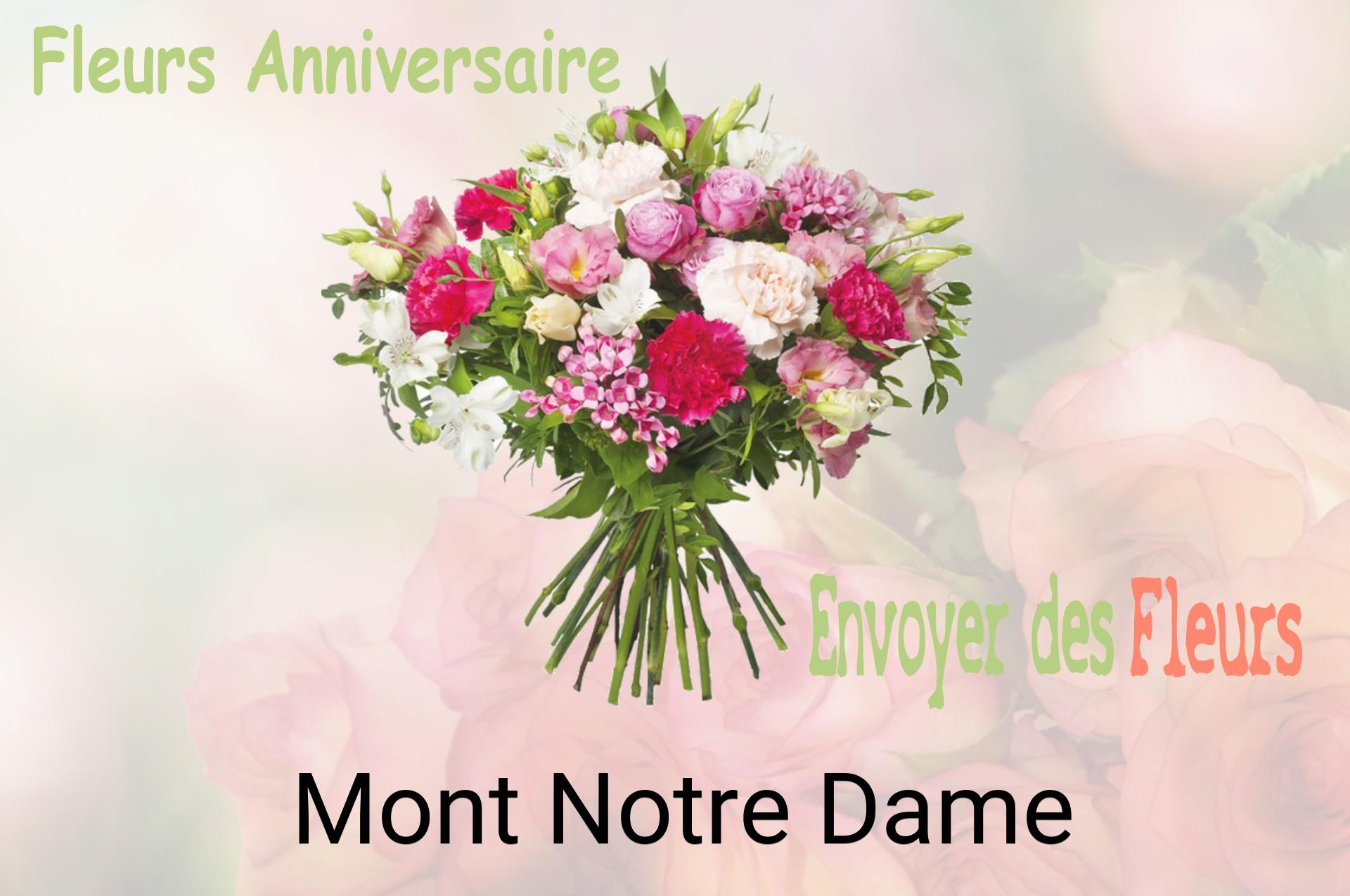 Bouquet de fleurs d’anniversaire livré à Mont-Notre-Dame