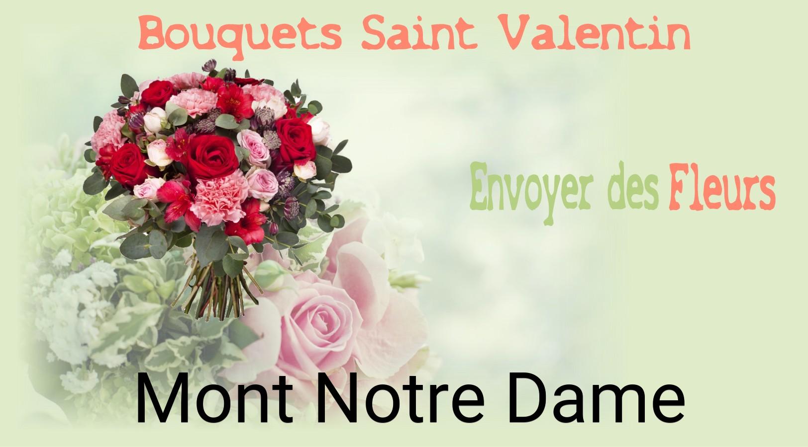Roses de Saint-Valentin livrées à Mont-Notre-Dame